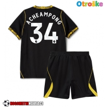 Otroške Nogometnih dresov Chelsea Josh Acheampong #34 Gostujoči 2026-27 Kratki rokavi (+ hlače)